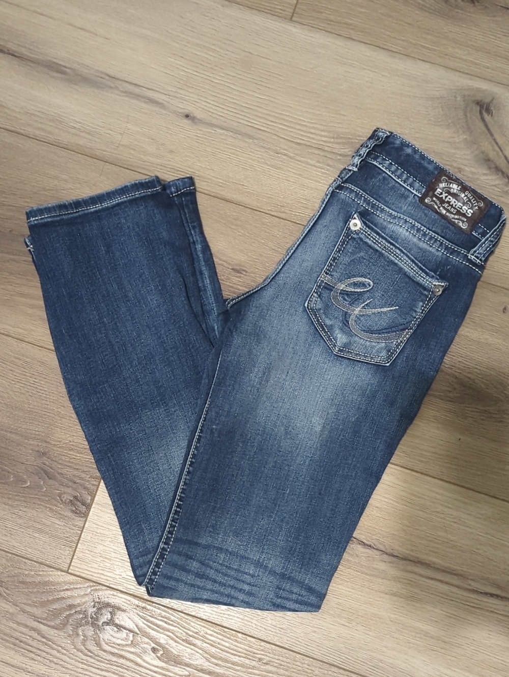 Express Women’s Boot Cut Stella Low Rise Jeans -